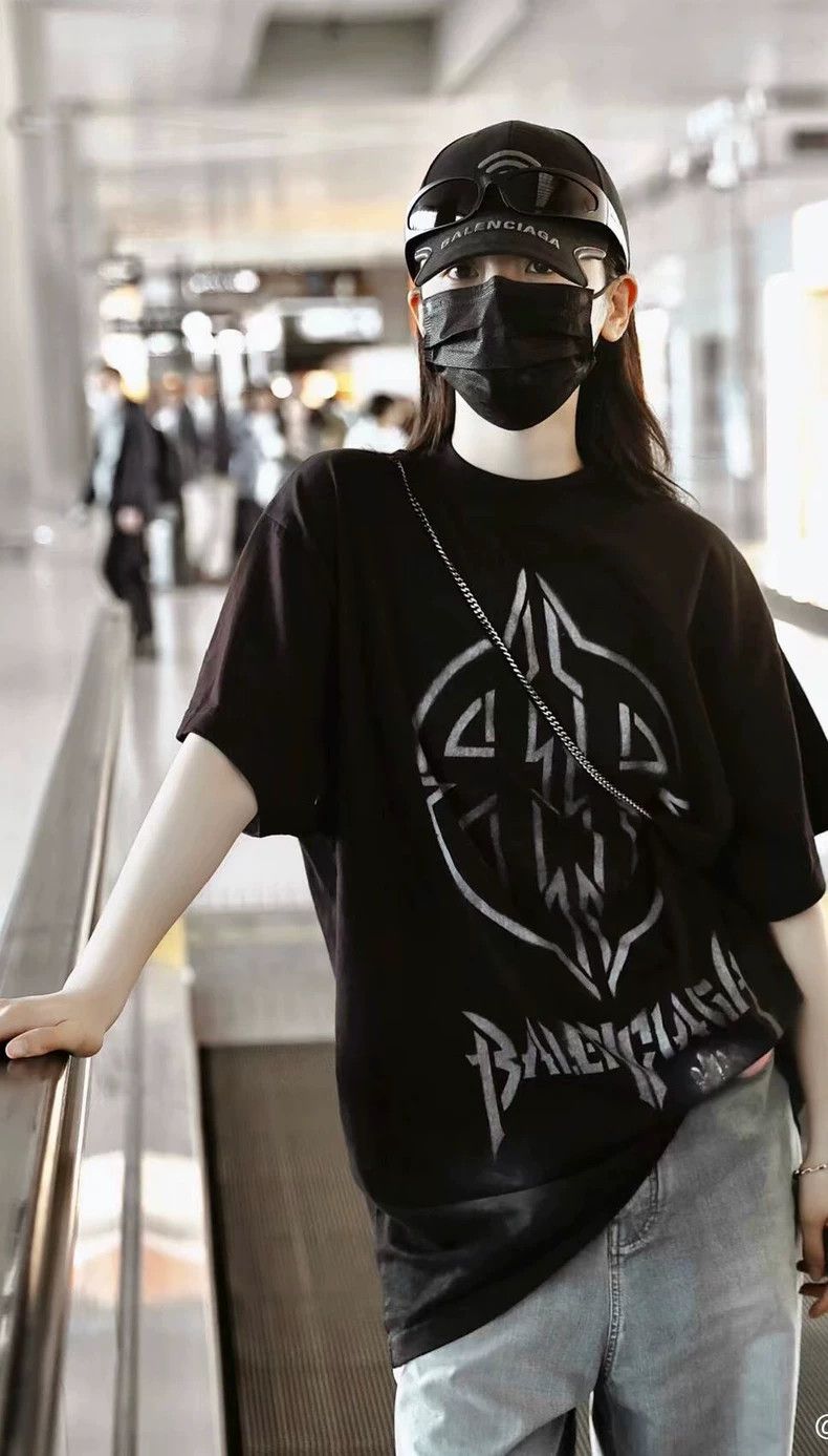 Balenciaga Balenciaga SS24 Logo Printed Short Sleeve T-Shirt Regular Size US M / EU 48-50 / 2 - 9 Thumbnail