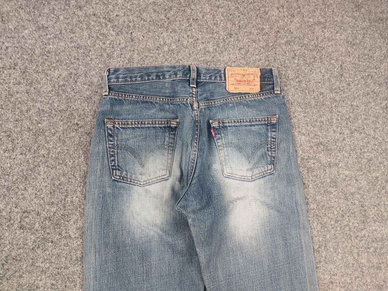 Levi's Vintage 90's Levi's 501 Perfect Faded Denim Jeans USA Style Size US 31 - 11 Thumbnail