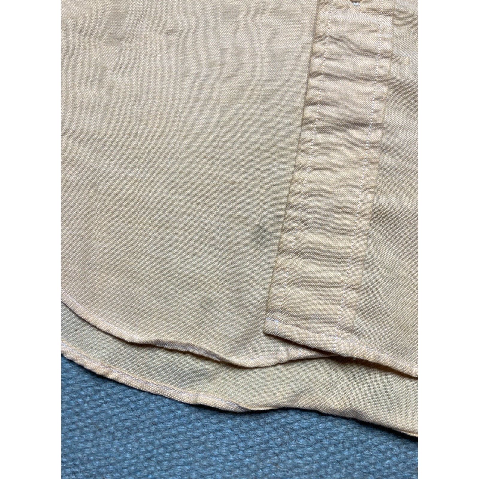 Vintage VINTAGE TownCraft Penney’s Button-Up Shirt Short Sleeve M Pale Yellow Mens Size US M / EU 48-50 / 2 - 2 Thumbnail