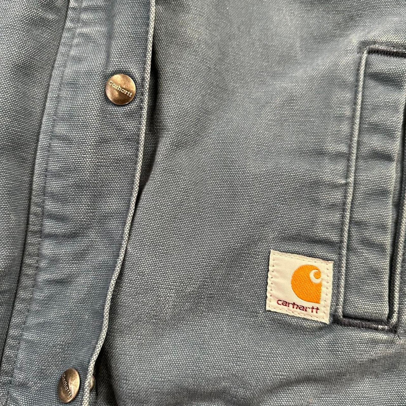 Carhartt Carhartt Hooded Vest Sherpa Lined Full Zip Blue Teal size XL Size XL / US 12-14 / IT 48-50 - 8 Thumbnail