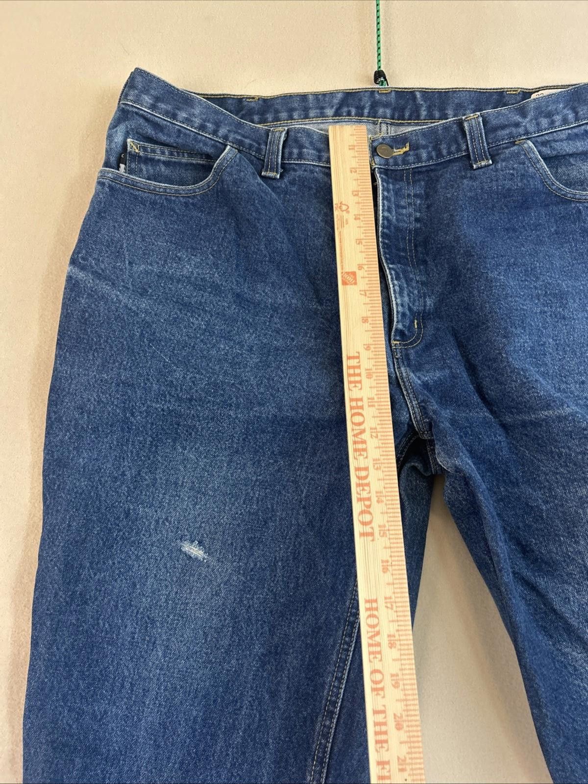 Carhartt Carhartt Flame Resistant men’s blue denim jeans 40x36 straig Size US 38 / EU 54 - 6 Thumbnail