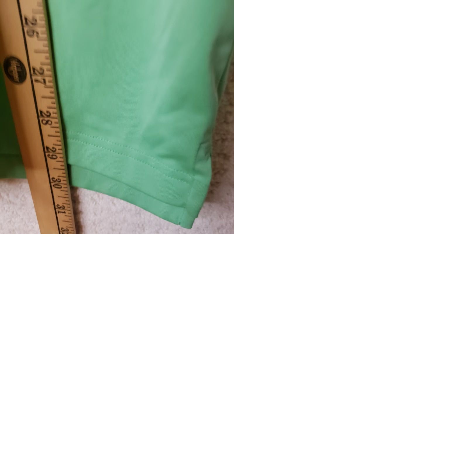 Vintage Donald Ross Polo Shirt Men M Green Geometric Golf Short Sleeve Belfair Course Logo - New without Tags Size US M / EU 48-50 / 2 - 9 Thumbnail