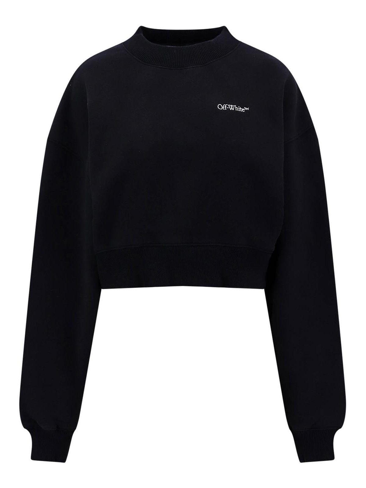 Off-White o1gr1nt0425 For All Book Cropped Over Crewneck Sweatshirt Size S / US 4 / IT 40 - 1 Thumbnail