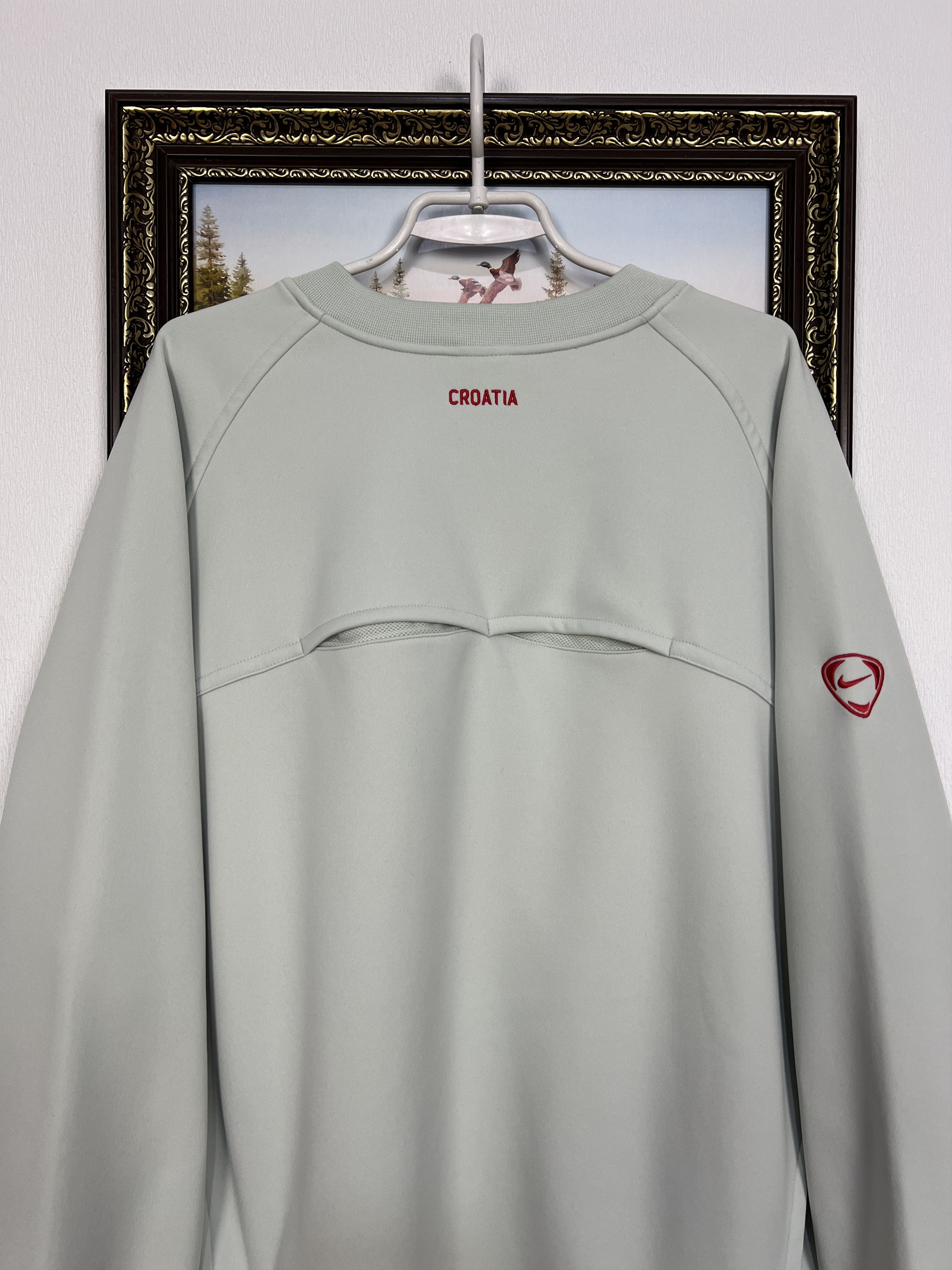 Nike Croatia Football Train Sweatshirt Soccer Crewneck Jacket Size US XL / EU 56 / 4 - 9 Thumbnail