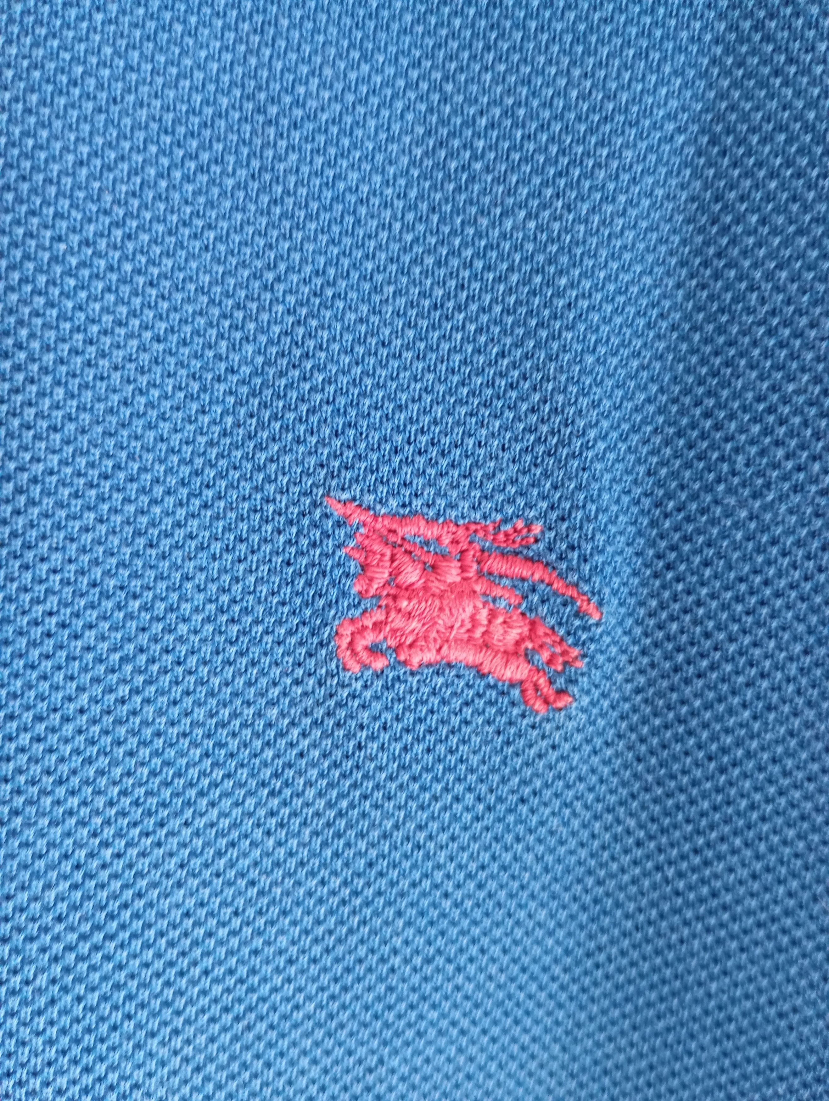 Burberry × Vintage Vintage Burberrys Small Logo Polo Tshirt Size US L / EU 52-54 / 3 - 5 Thumbnail