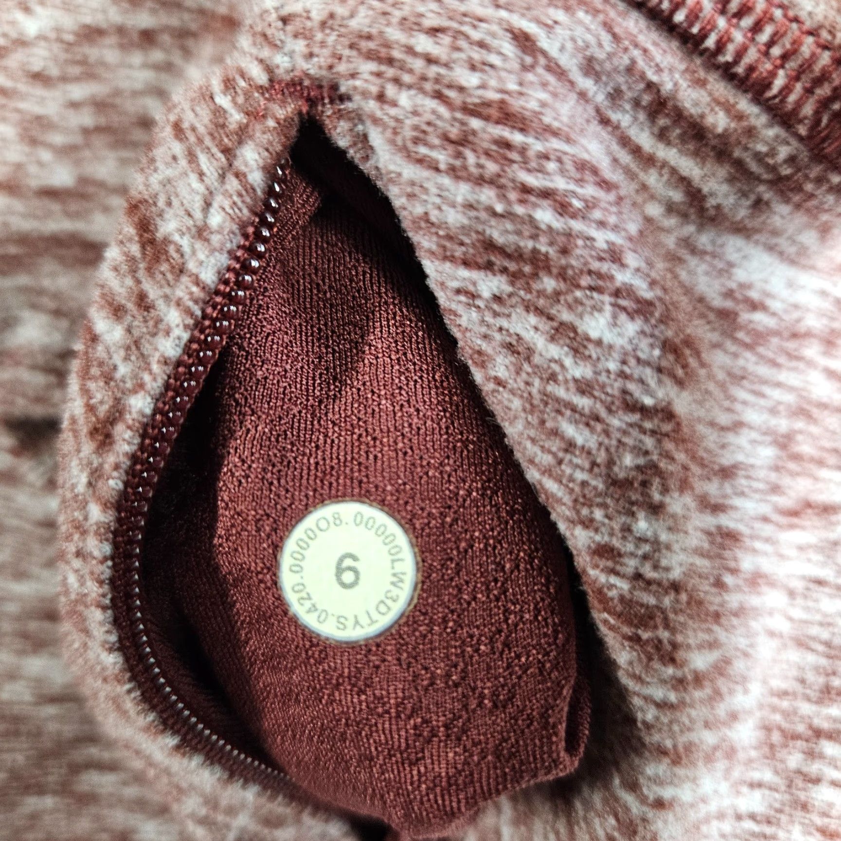 Lululemon Lululemon Womens Ready To Rulu Fleece Pullover Sz 6 Heathered Savannah Pocket Sweatshirt Pullover Red 6 Womens Modern Activewear 90s? Size M / US 6-8 / IT 42-44 - 8 Thumbnail