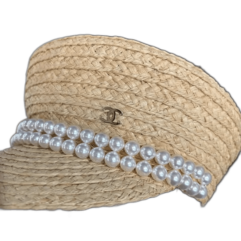 Chanel Chanel Pearl Woven Cap Size M -2505 Size ONE SIZE - 1 Thumbnail