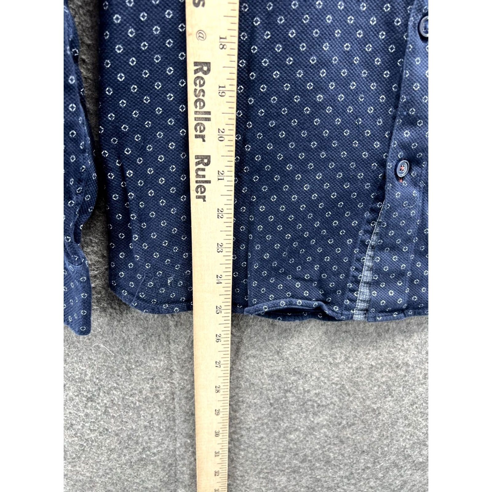 Ted Baker VINTAGE Ted Baker Shirt Mens Small 2 White Polka Dot Button-Down Preppy Casual Formal Workwear Long Sleeve 34 in Chest Womens? Size US S / EU 44-46 / 1 - 5 Thumbnail