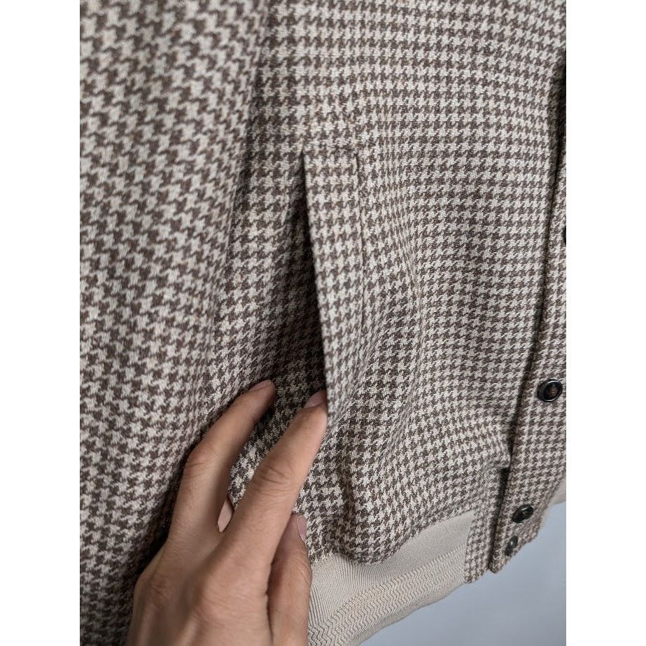 Isaia o1rshd1 CC20 Varsity Jacket in Beige/Brown Size US M / EU 48-50 / 2 - 8 Thumbnail