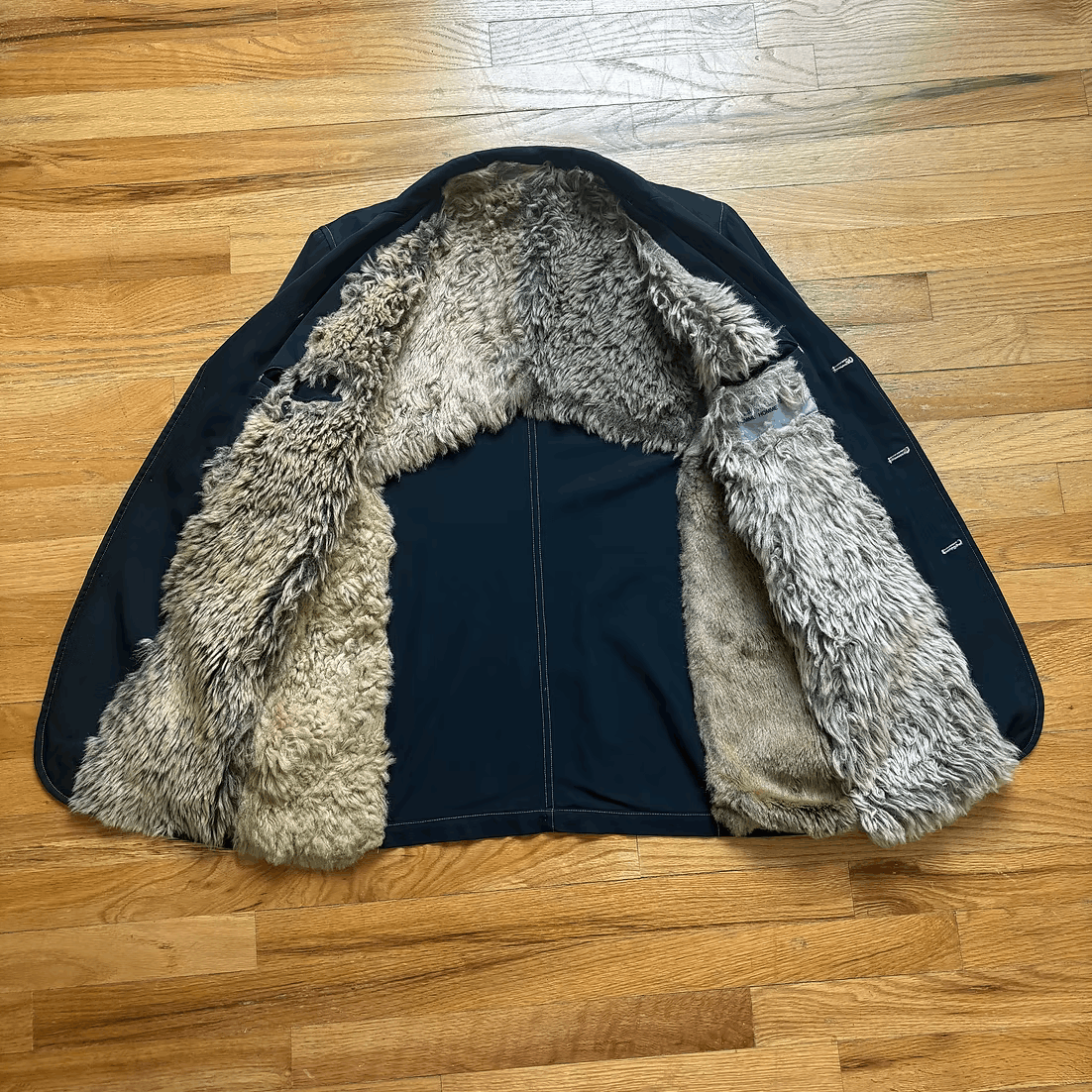 Comme des Garcons Homme FW2000 Faux-Fur Lined Tailored Jacket Size US M / EU 48-50 / 2 - 3 Thumbnail