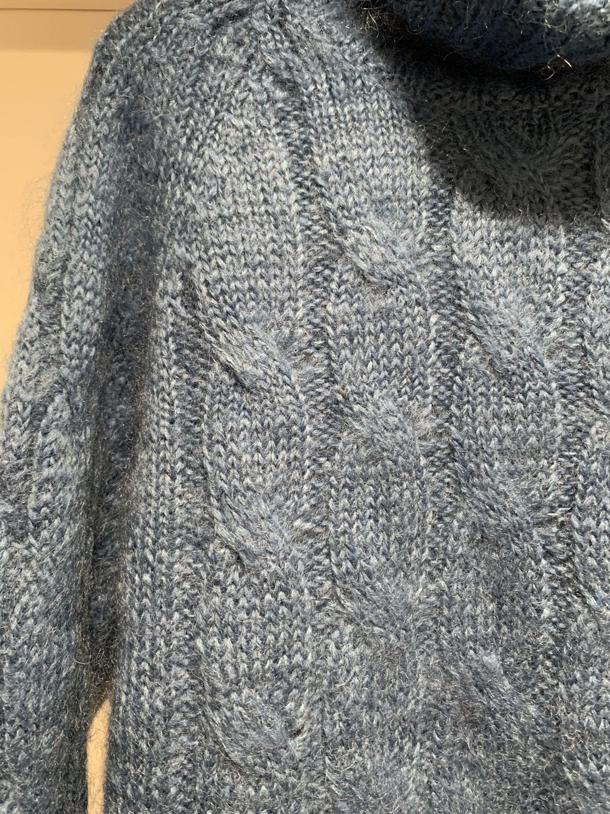 Gucci FW13 Runway Blue Mohair Turtleneck Sweater Size US L / EU 52-54 / 3 - 6 Thumbnail