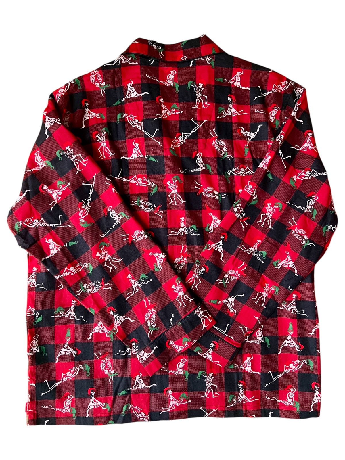 Supreme M - Supreme Holiday Pajama Set Red FW25 flannel shirt pant Size ONE SIZE - 3 Thumbnail