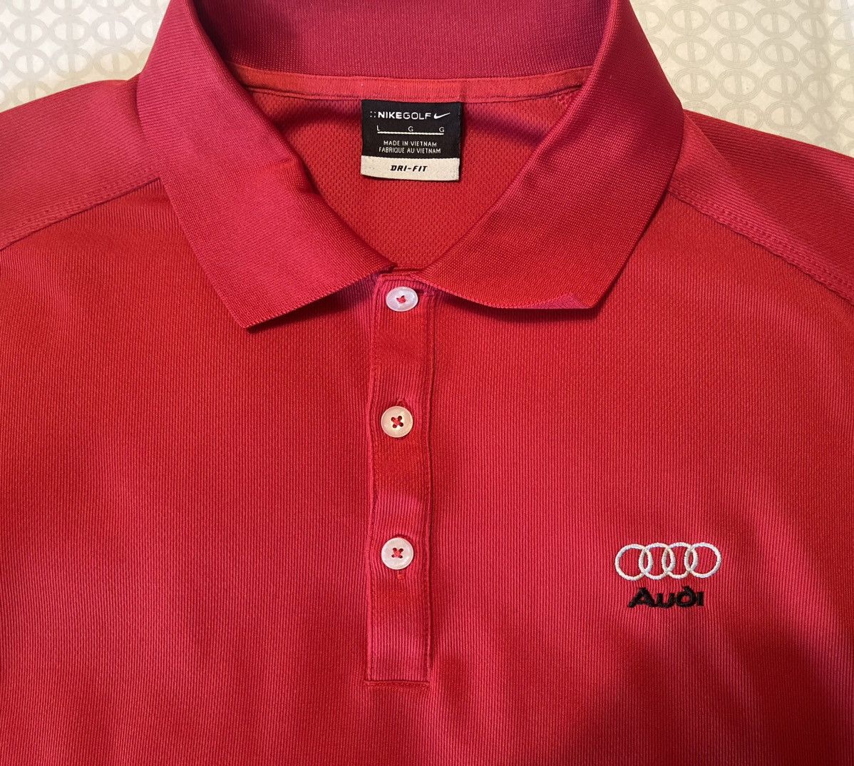 Nike Nike X Audi Nike Golf shirt Red Size Large clean Size US L / EU 52-54 / 3 - 3 Thumbnail