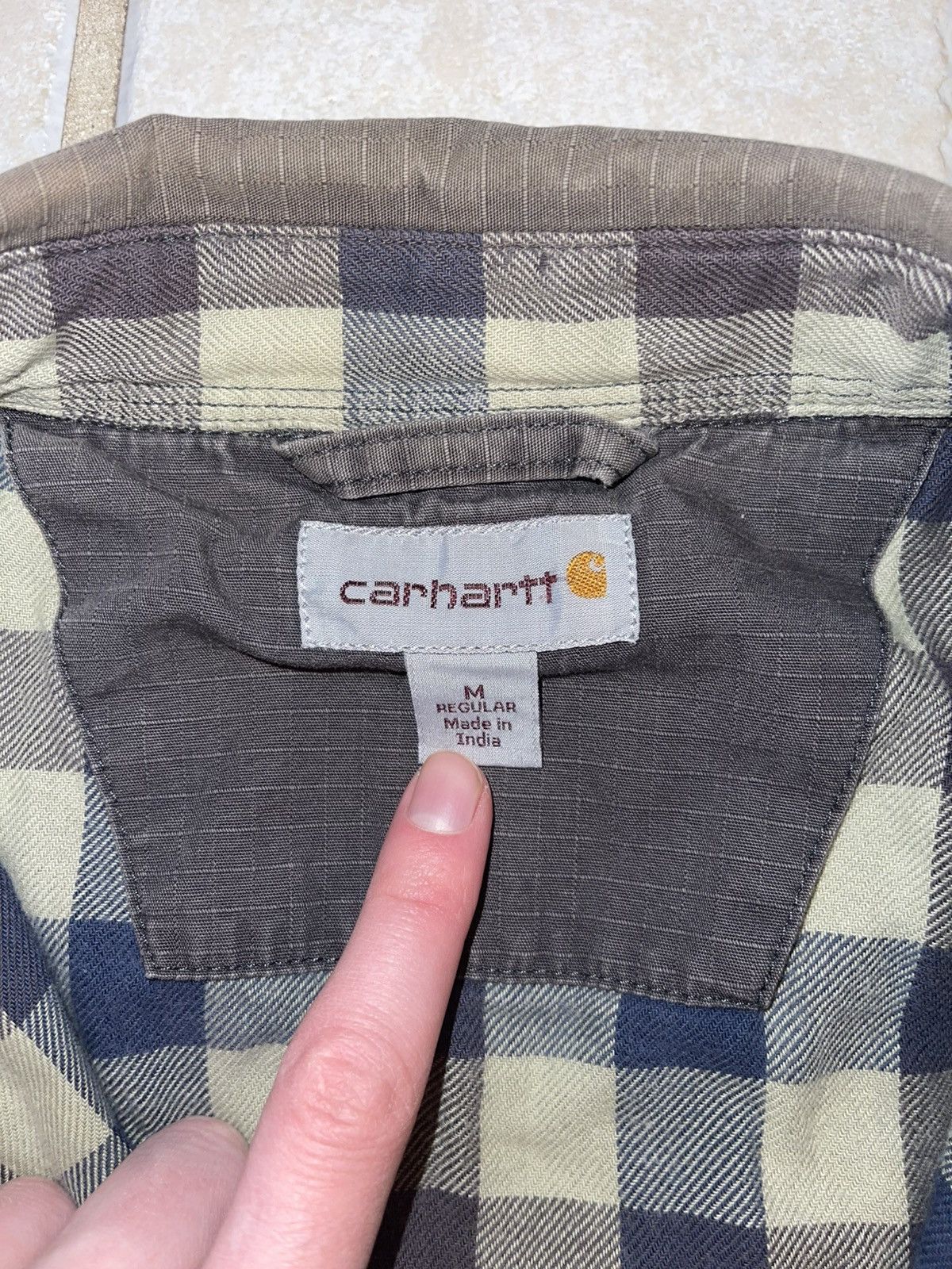 Carhartt Vintage ripstop Carhartt Chore Button up jacket Grey Size US M / EU 48-50 / 2 - 5 Thumbnail