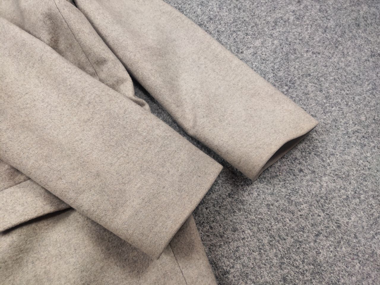 Brunello Cucinelli Brunello Cucinelli Wool Cashmere Blend Beige Coat Mid Jacket Size M / US 6-8 / IT 42-44 - 8 Thumbnail