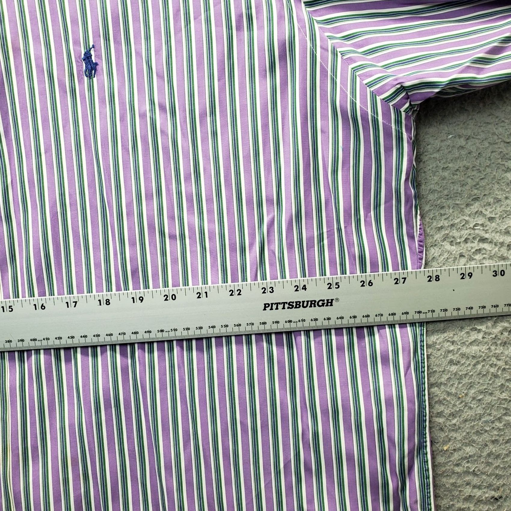 Ralph Lauren Ralph Lauren Blake Shirt Mens XL Multi Striped Pony Logo Collared Button Down Shirt Size US XL / EU 56 / 4 - 4 Thumbnail