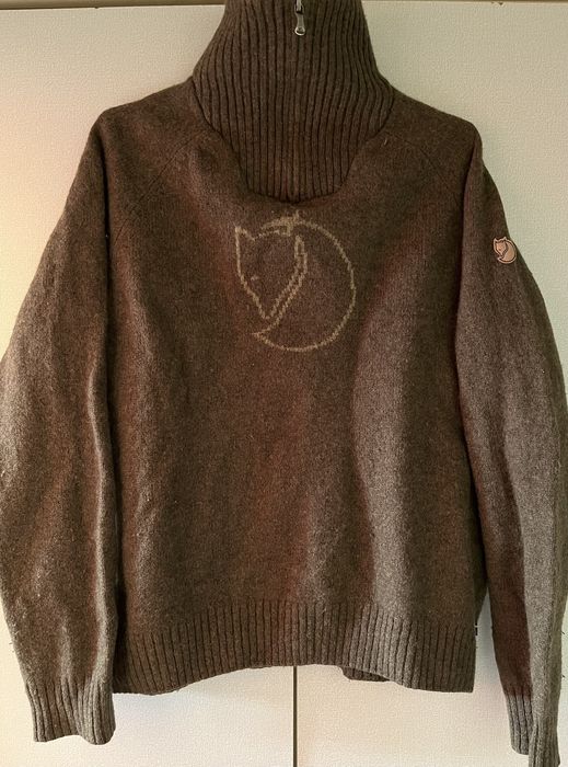 Fjallraven red fox sweater sale