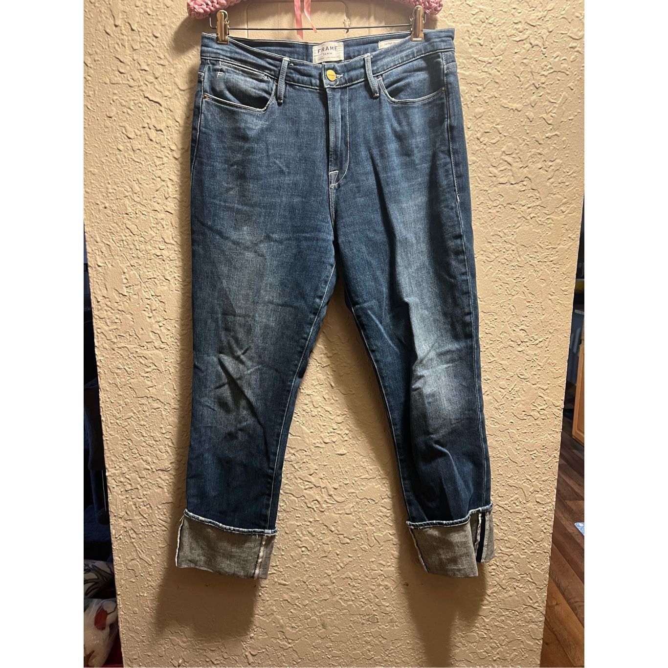 Frame Frame Le High Straight Blue Jeans Woman’s Size 31 Size 31" - 1 Thumbnail