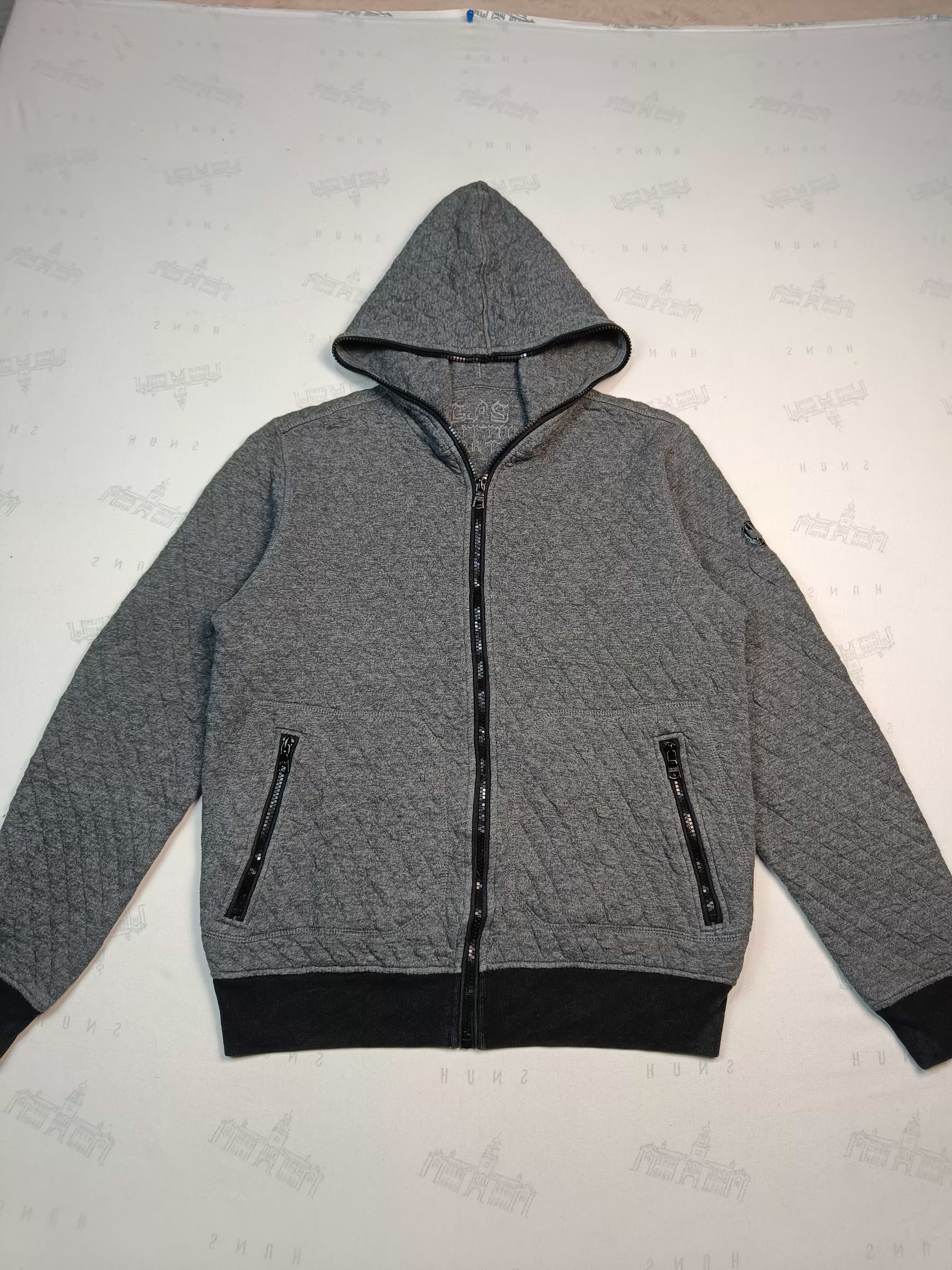 GAS GAS JAPAN ZIGOR QUILT ZIPPER HOODIE Size US M / EU 48-50 / 2 - 4 Thumbnail