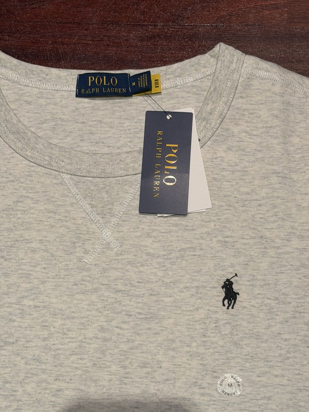 Polo Ralph Lauren Sweat Polo Ralph Lauren gris Taille M Size US M / EU 48-50 / 2 - 2 Thumbnail