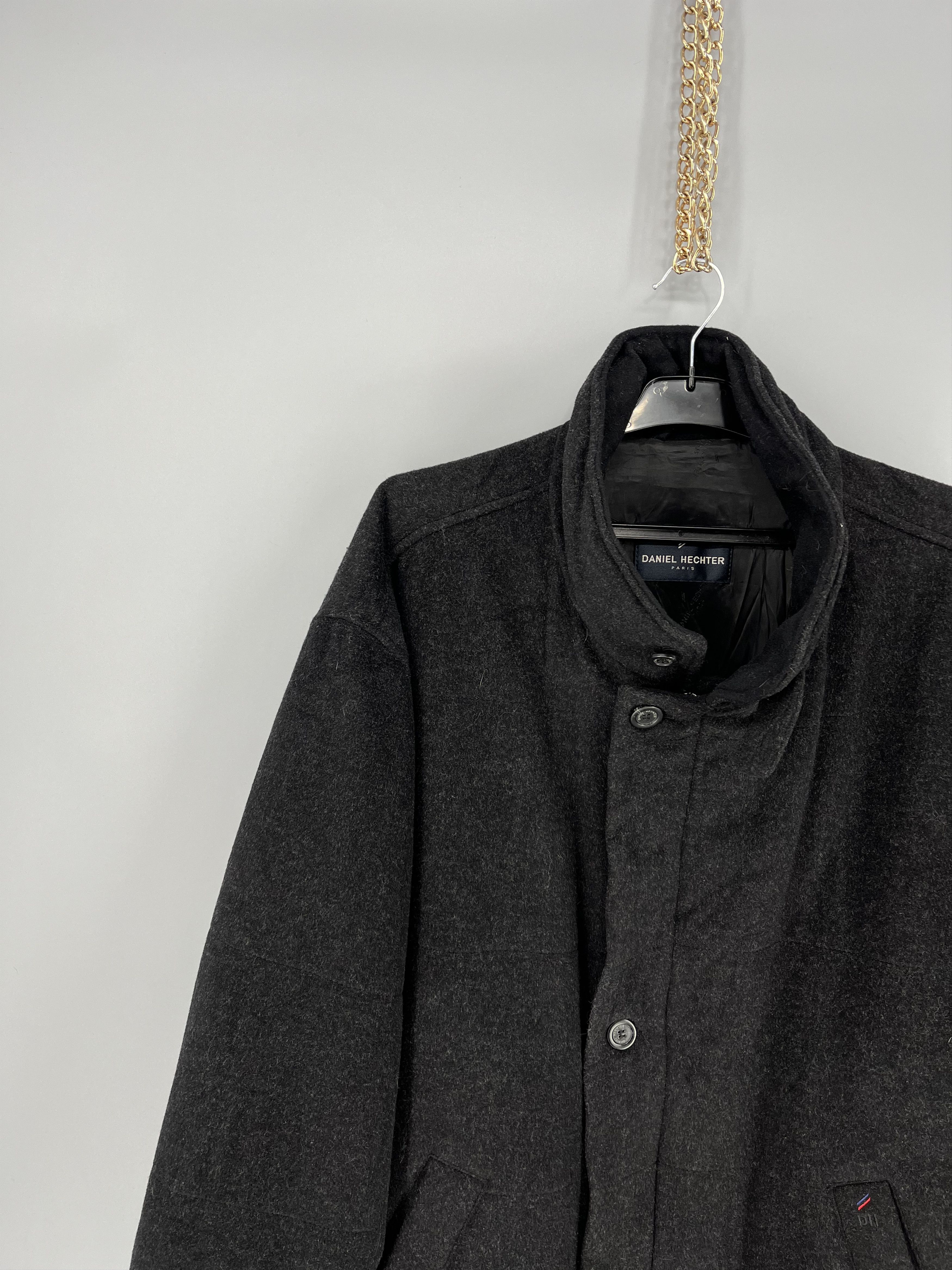 Daniel Hechter Daniel Hechter Mens 48 XL Zip Up Jacket Cashmere Coat Jacket Size US XL / EU 56 / 4 - 4 Thumbnail