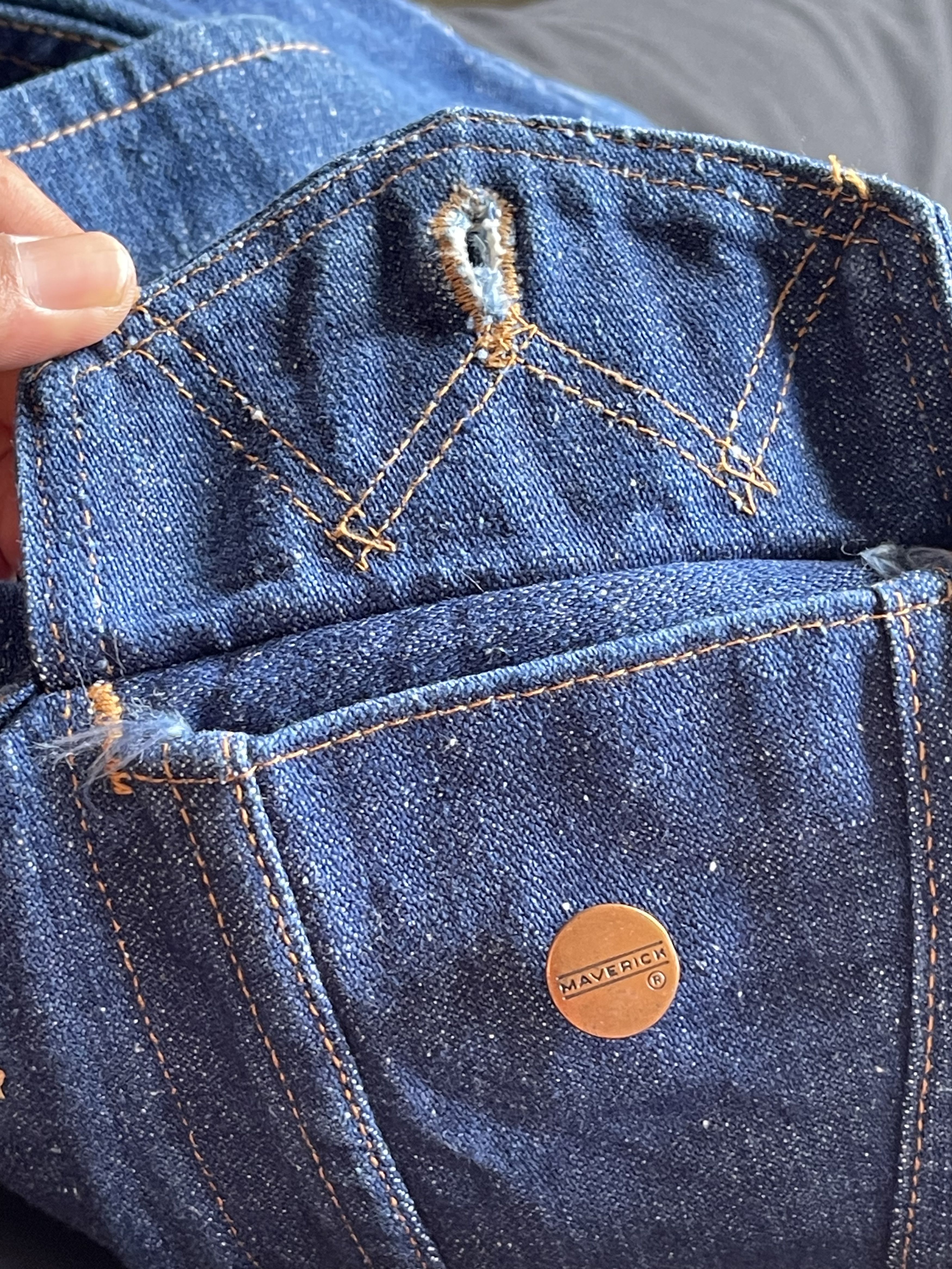 Vintage Vintage Maverick Blue Bell Denim Jacket Size US M / EU 48-50 / 2 - 5 Thumbnail