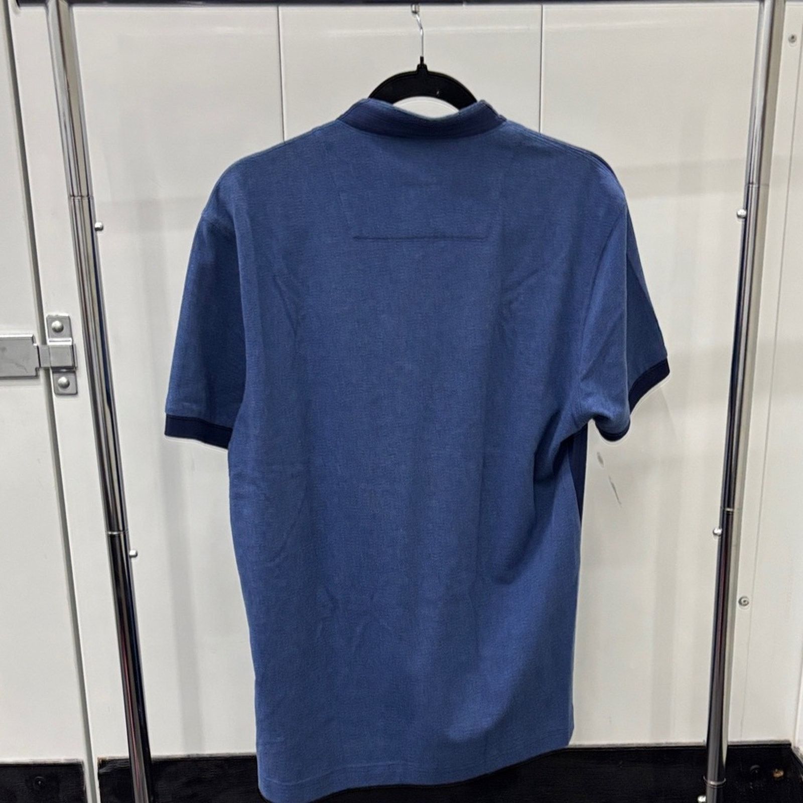 Etienne Aigner NWT Etienne Aigner Men's Blue Short Sleeve Shirt Size M Size US M / EU 48-50 / 2 - 10 Thumbnail