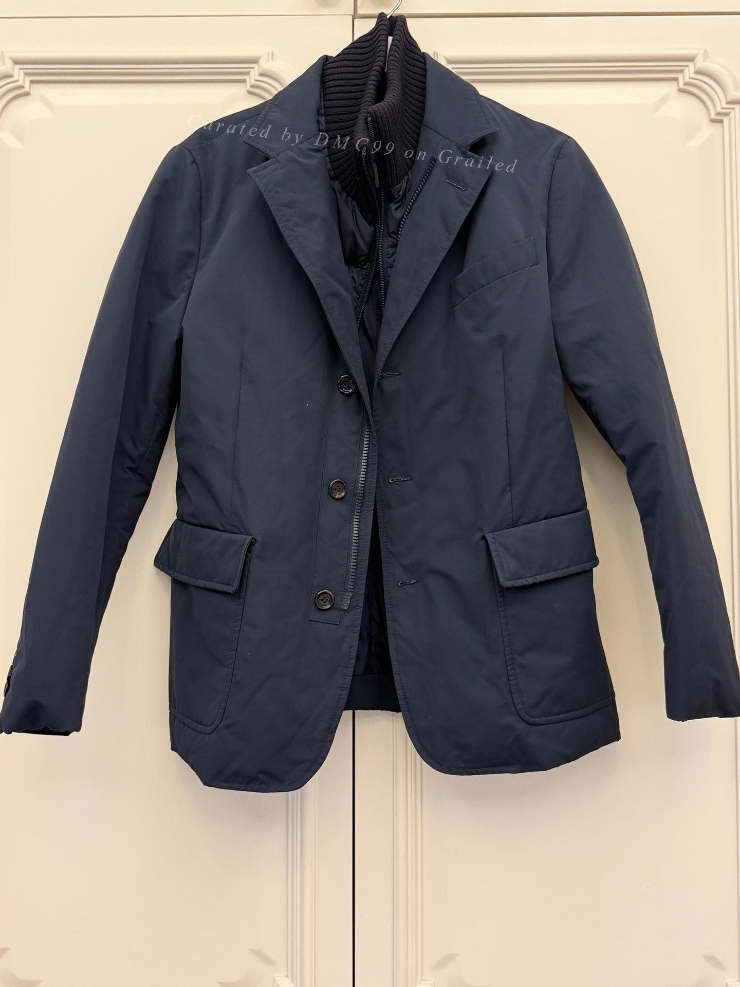 Moncler Moncler Vintage Suit Style Down Jacket Size US S / EU 44-46 / 1 - 1 Thumbnail