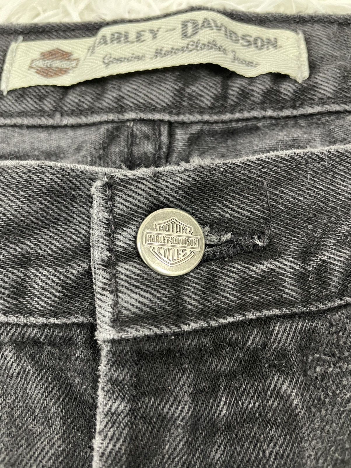 Harley Davidson Harley Davidson Denim Relaxed Leg Pants Size US 37 - 7 Thumbnail