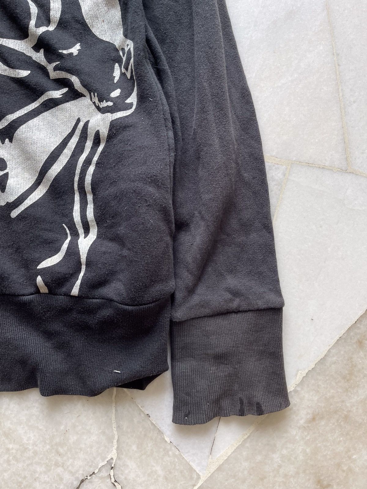 If Six Was Nine 2000s Glad News Big Skull Head Print Hoodie A4 Size US L / EU 52-54 / 3 - 6 Thumbnail