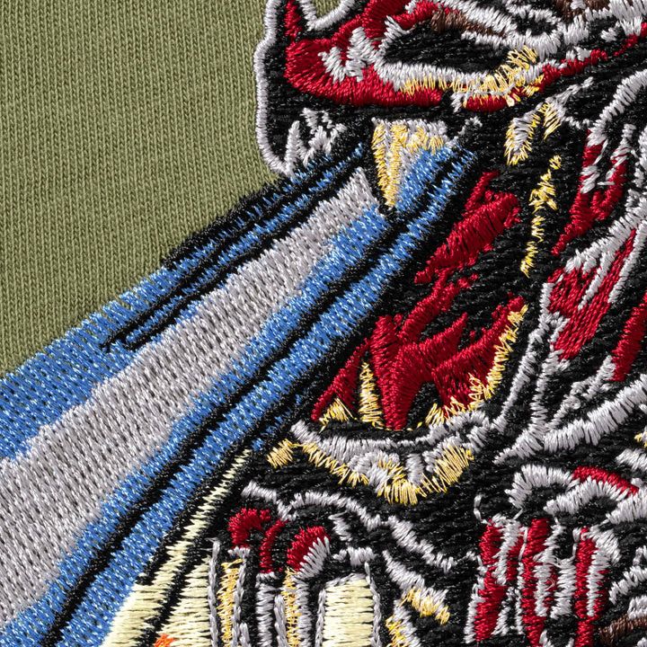 Supreme Supreme Monster S/S Top Embroidered Tee Light Olive SS26 Size US L / EU 52-54 / 3 - 3 Thumbnail