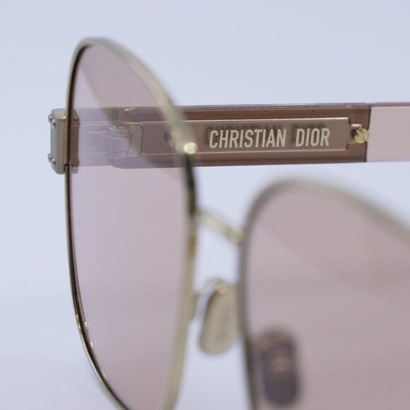 Dior 🕶️ New Dior DIORSIGNATURE S5U B0L0 Sunglasses - Shiny Gold Size ONE SIZE - 7 Thumbnail