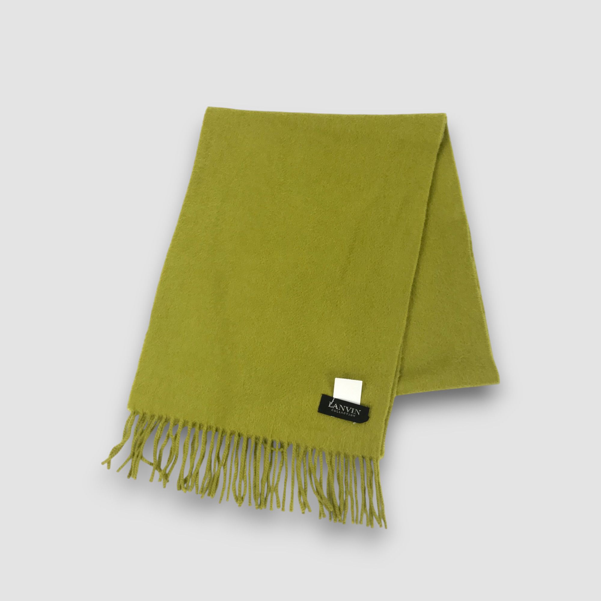 Lanvin Vintage Lanvin Scarf Wool Cashmere Scarves Size ONE SIZE - 3 Thumbnail