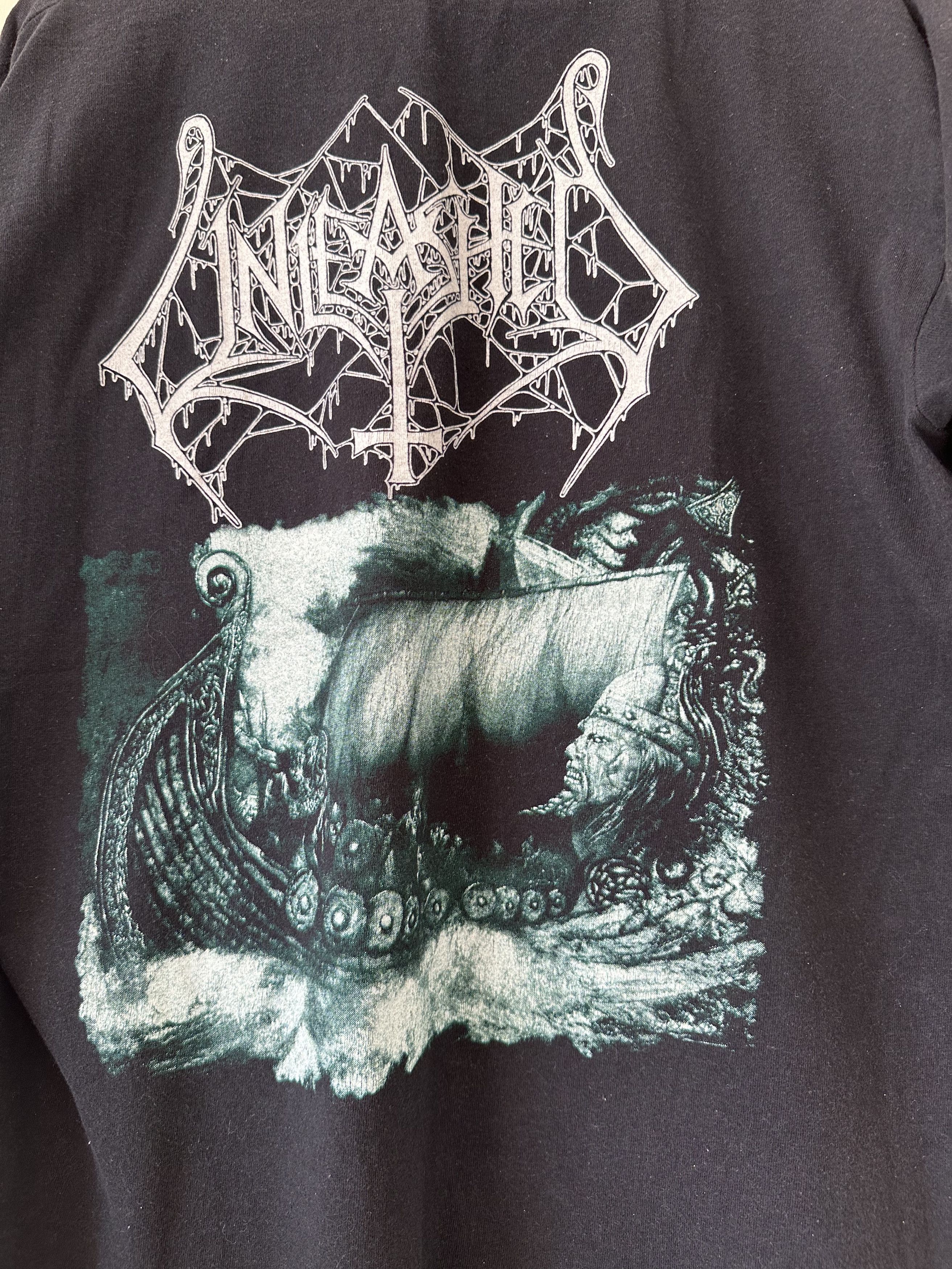 Band Tees × Vintage Vintage Unleashed Across the Open Sea tee rock metal Size US M / EU 48-50 / 2 - 6 Thumbnail