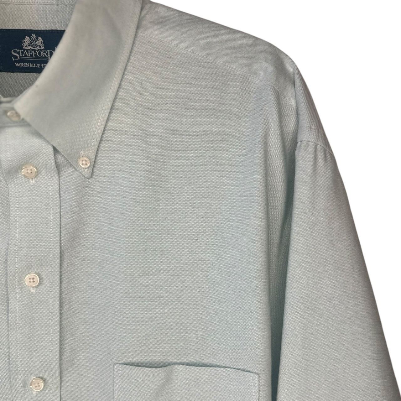 Stafford Stafford Men’s XL Oxford Long Sleeve Button-Up Dress Shirt Size US XL / EU 56 / 4 - 5 Thumbnail