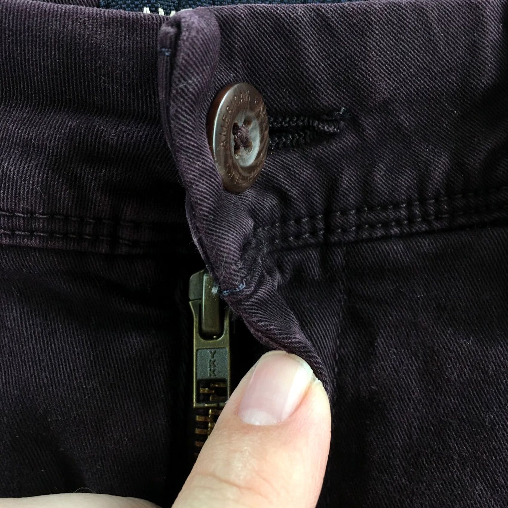 American Eagle Outfitters American Eagle Skinny Chino Pants Mens 29x30 Purple Mid Rise Chino Pants Mens Regular Purple Mens Boys Womens Size US 29 - 4 Thumbnail