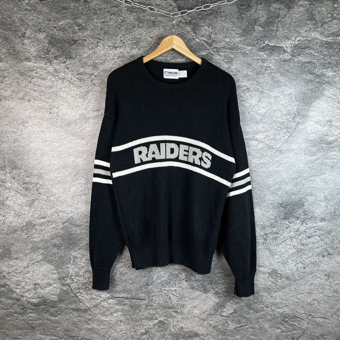 1993 Los Angeles Raiders Cliff Engle BIG PRINT NFL Crewneck Sweatshirt Size  Large – Rare VNTG