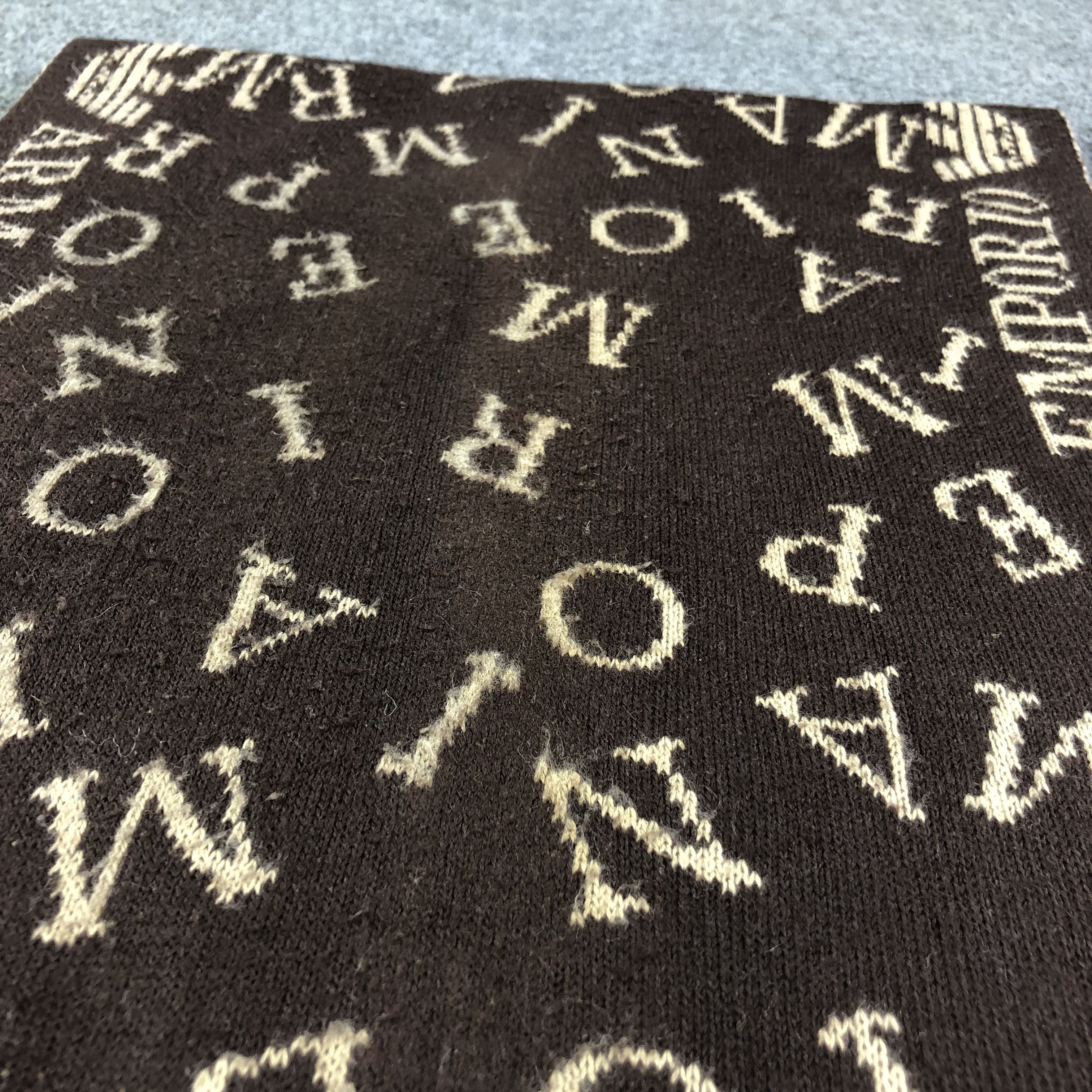Emporio Armani Emporio Armani Wool Scarf Muffler V1311 Size ONE SIZE - 8 Thumbnail
