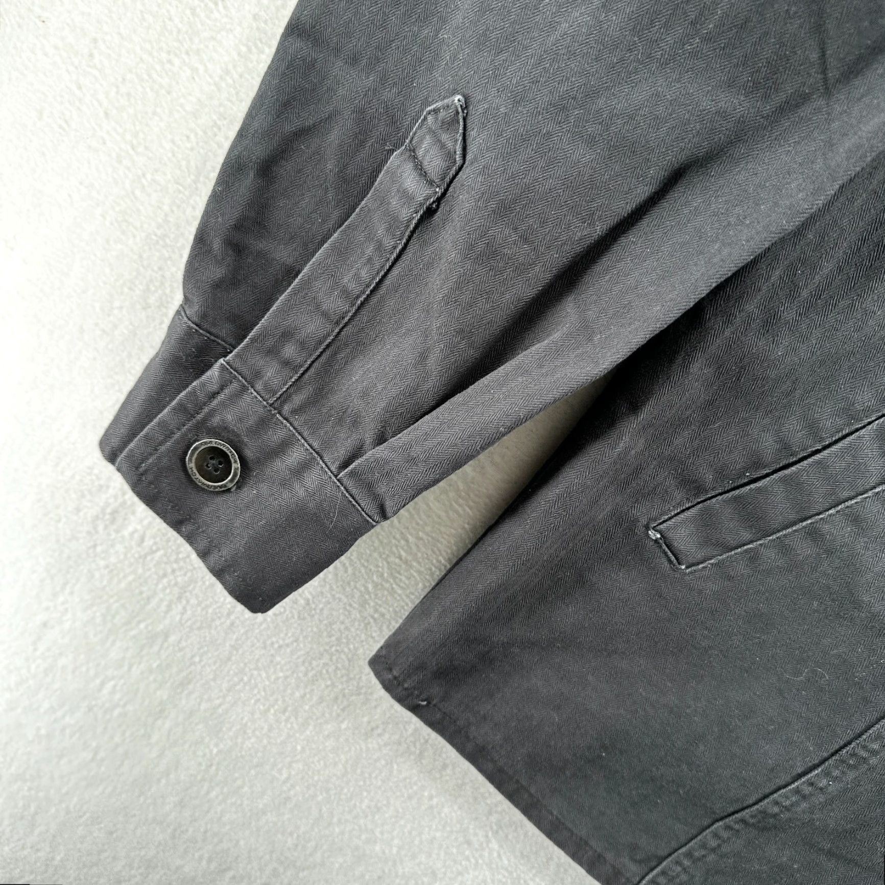 Vintage WeLoveFine Military Jacket Button Up Gray Men's Size Medium Long Sleeve Size US M / EU 48-50 / 2 - 5 Thumbnail
