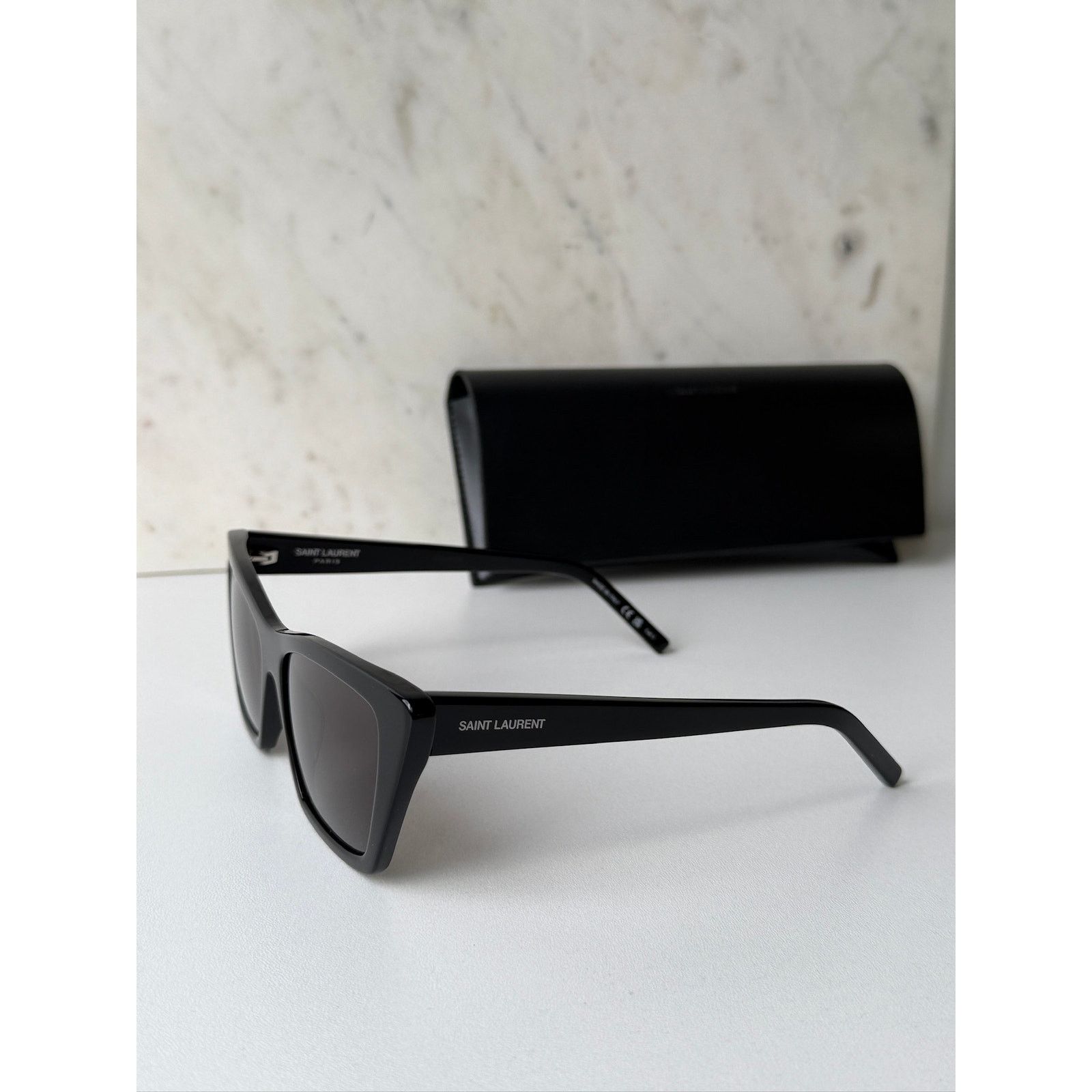 Saint Laurent Paris NEW Saint Laurent SL276 XL Mica Sunglasses in Black Size ONE SIZE - 4 Thumbnail