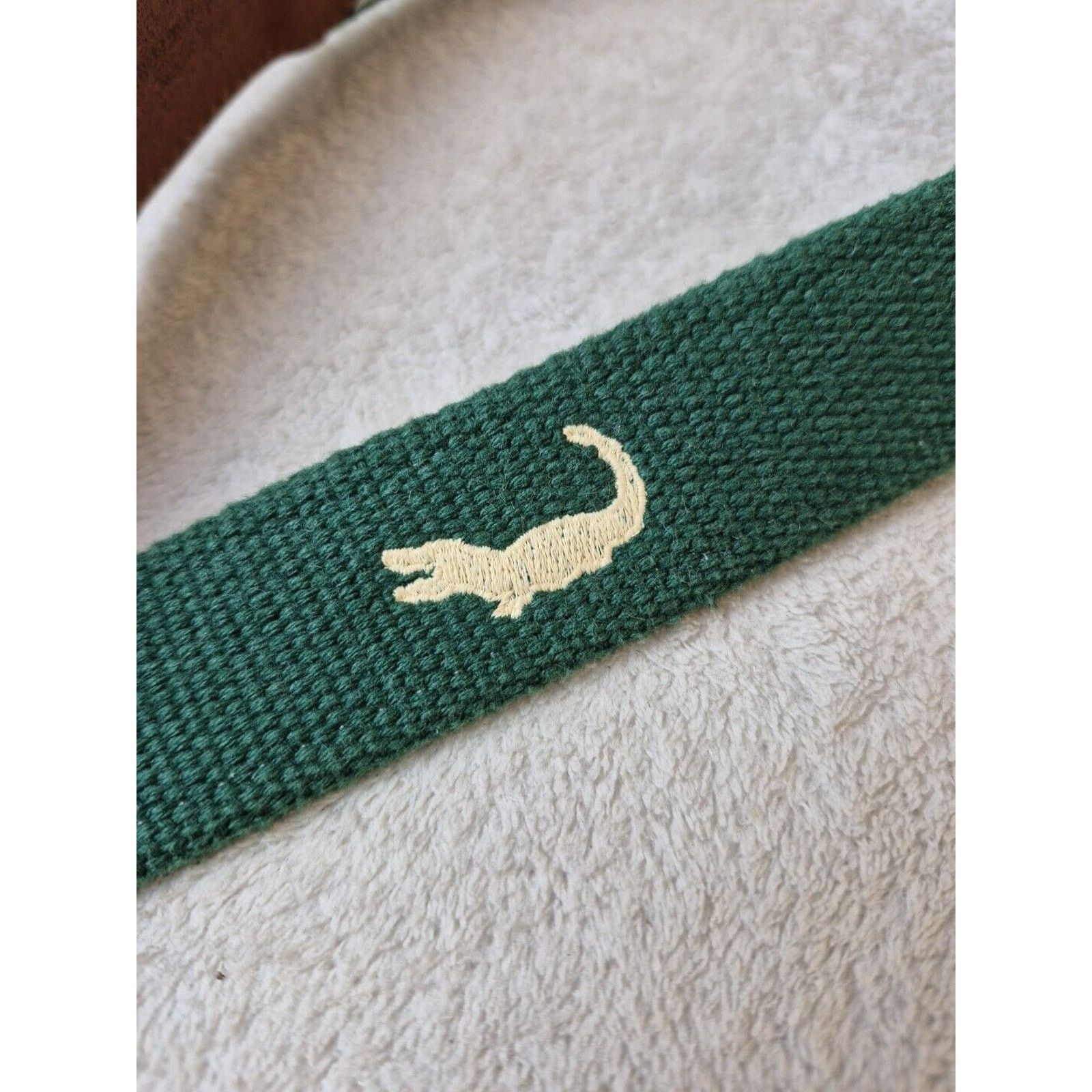 & Other Stories Reel Point Shelter Island Men's Belt Size 30 Green Alligator Size 30 - 11 Thumbnail