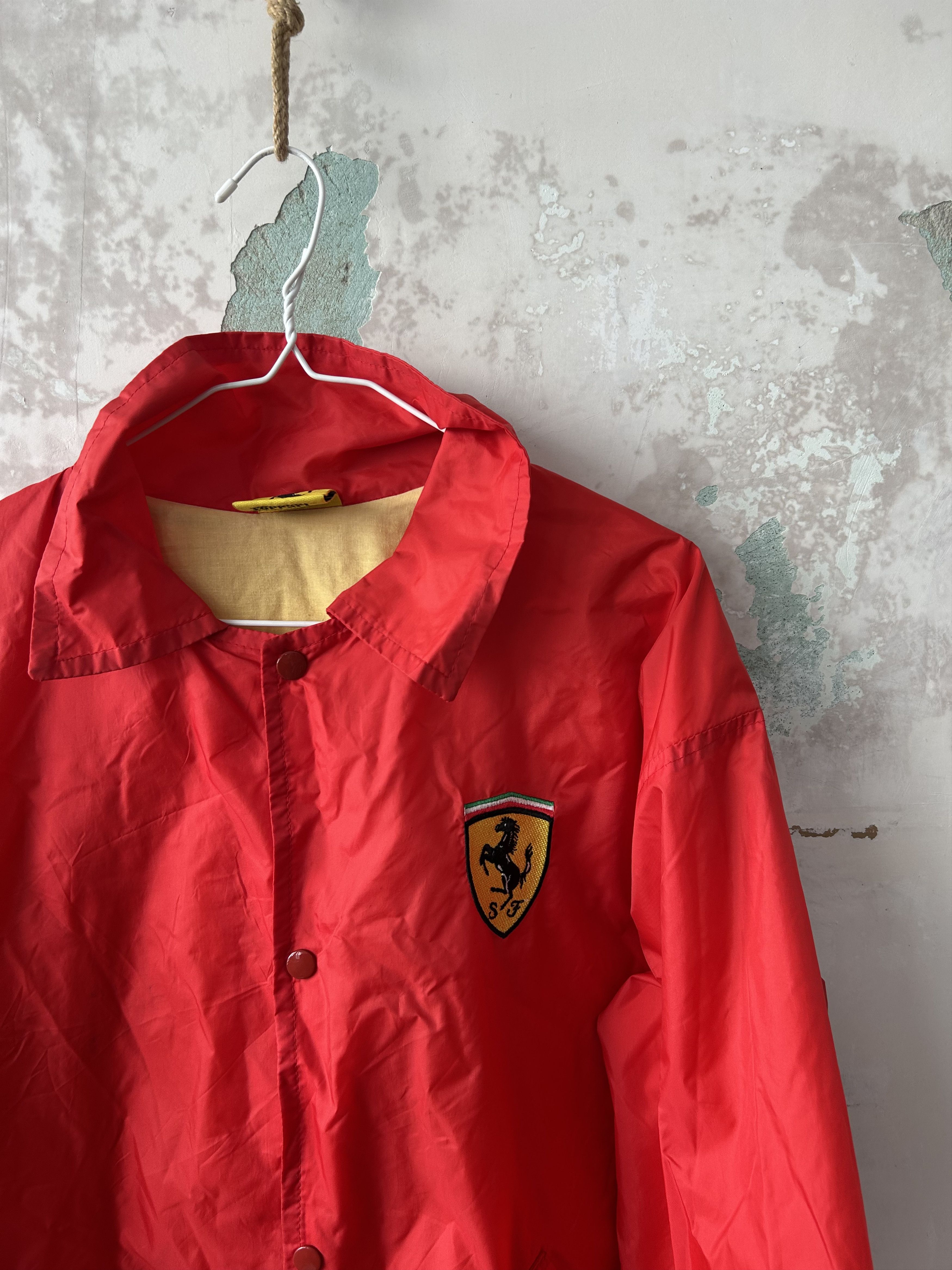 Ferrari Ferrari Vintage Racing Jacket Red Mens L Size US L / EU 52-54 / 3 - 3 Thumbnail