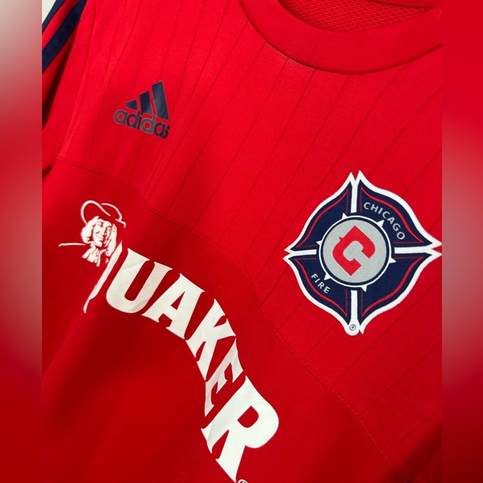 Adidas Adidas ClimaCool Chicago Fire Red MLS Soccer Jersey CLEAN Size US S / EU 44-46 / 1 - 2 Thumbnail