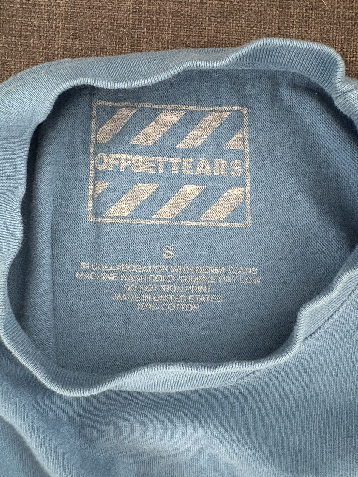 DENIM TEARS × Virgil Abloh off set tears shirt Size US S / EU 44-46 / 1 - 4 Thumbnail