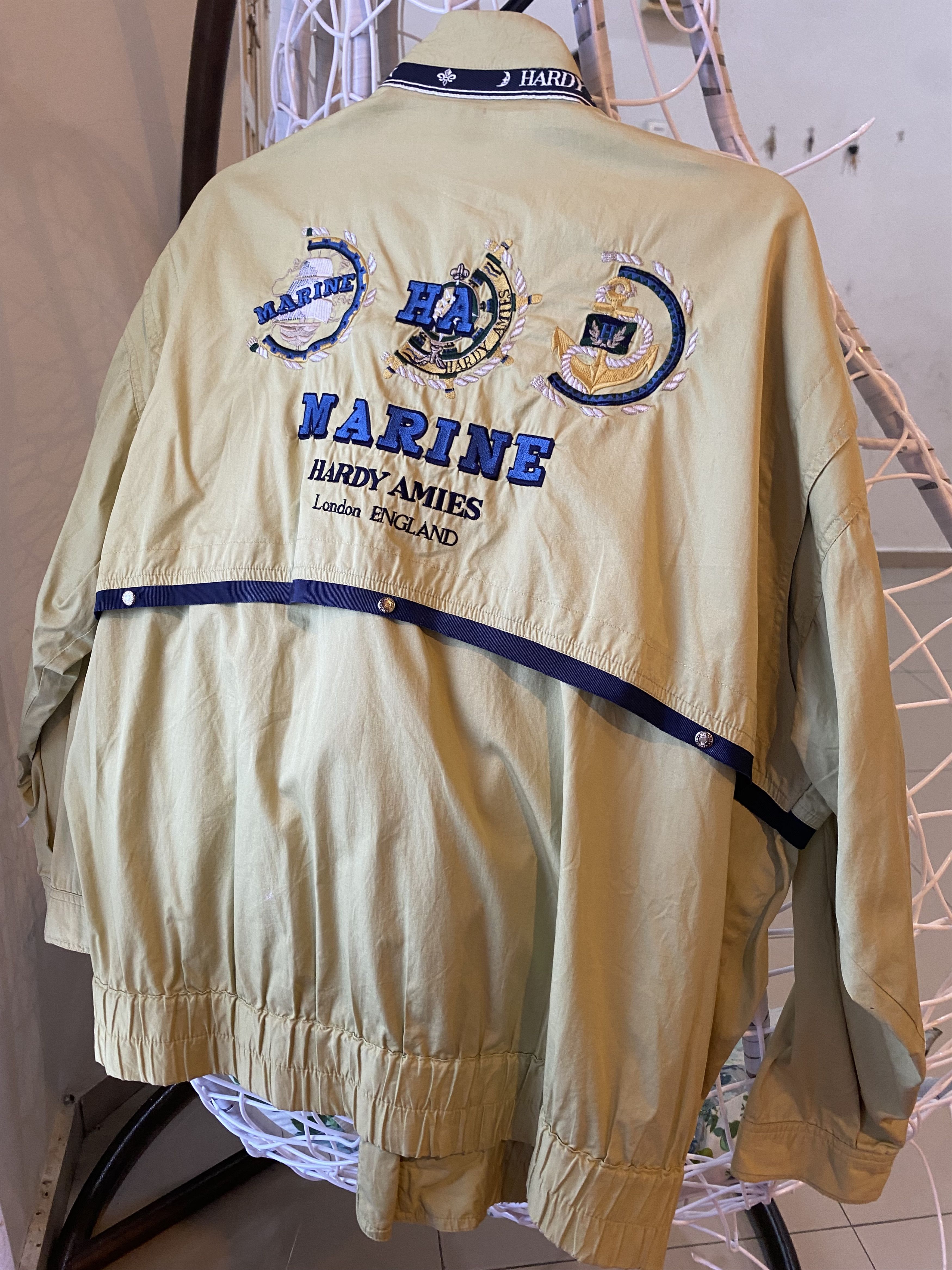 Designer × Hardy Amies × Vintage Hardy Amies Big Logo Jacket Size US L / EU 52-54 / 3 - 2 Thumbnail
