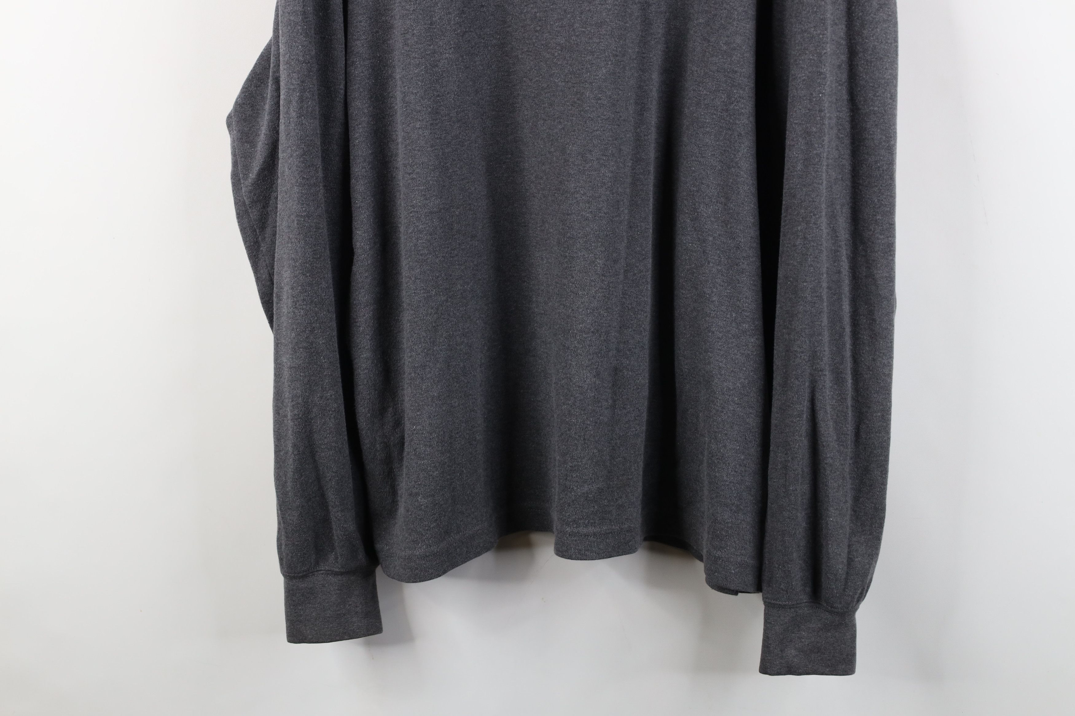 Lands' End Vintage 90s Lands End Long Sleeve Turtleneck T-Shirt Gray Size US L / EU 52-54 / 3 - 3 Thumbnail
