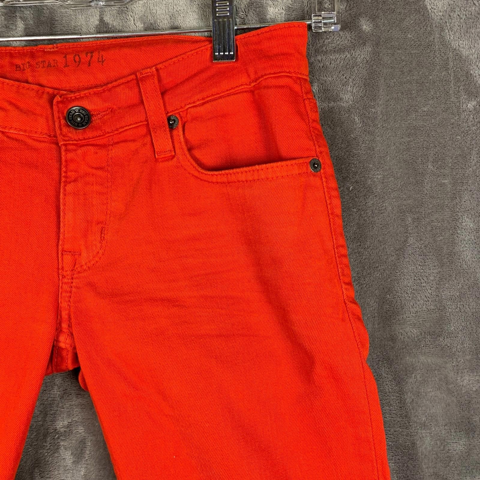 Big Star Big Star 1974 Womens Size 26 Red Denim Jeans (376) Size 26" / US 2 / IT 38 - 4 Thumbnail