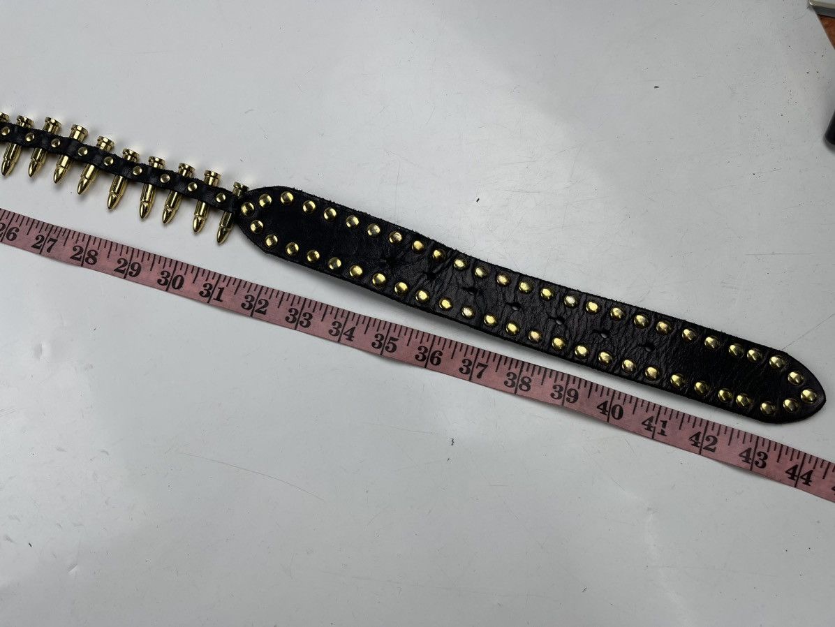 Seditionaries super rare big gun buckle studded leather belt tc51 Size 40 - 4 Thumbnail