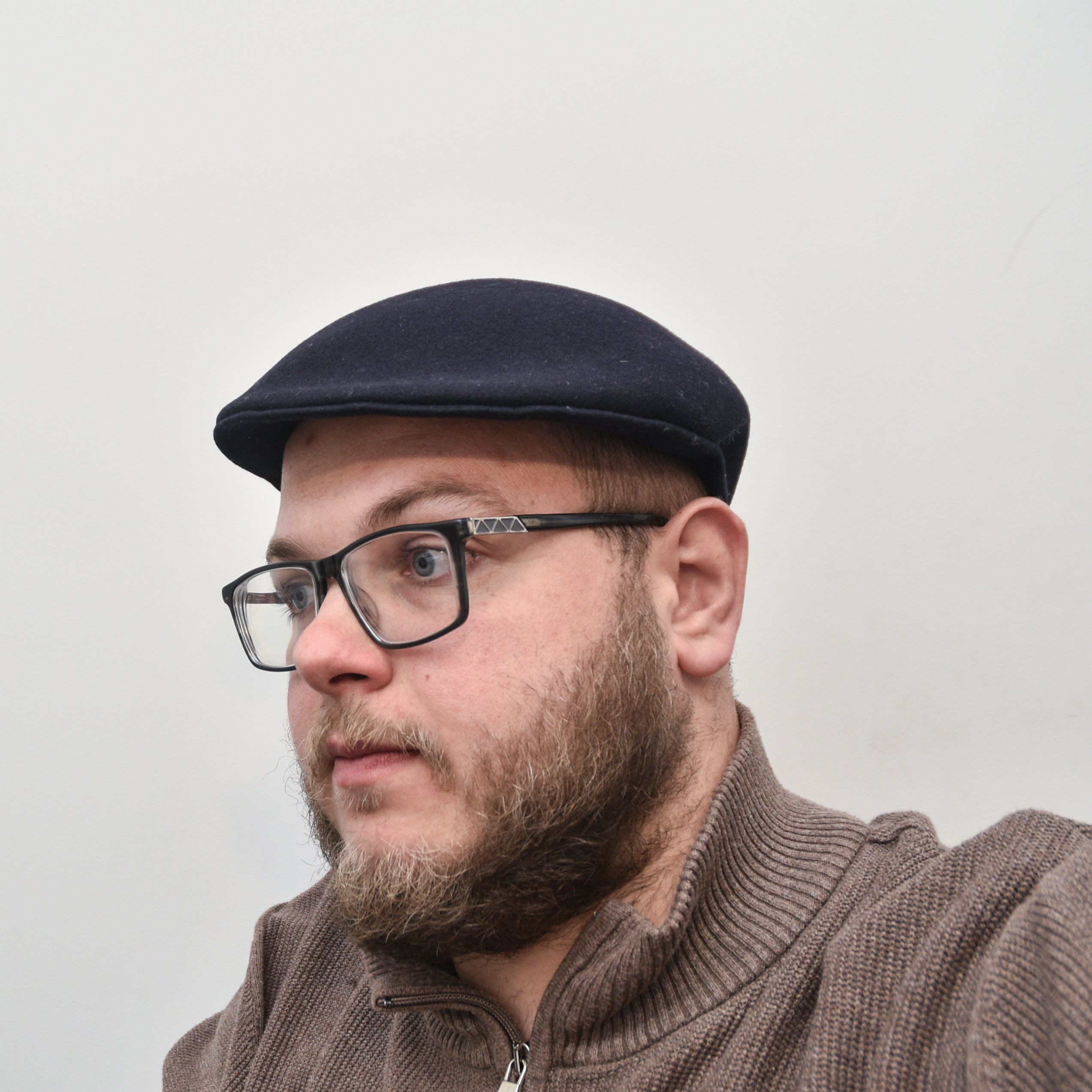 Alexander Olch Alexandre Made in Italy Wool Felt Flat Cap Driving Ivy Hat Size ONE SIZE - 4 Thumbnail
