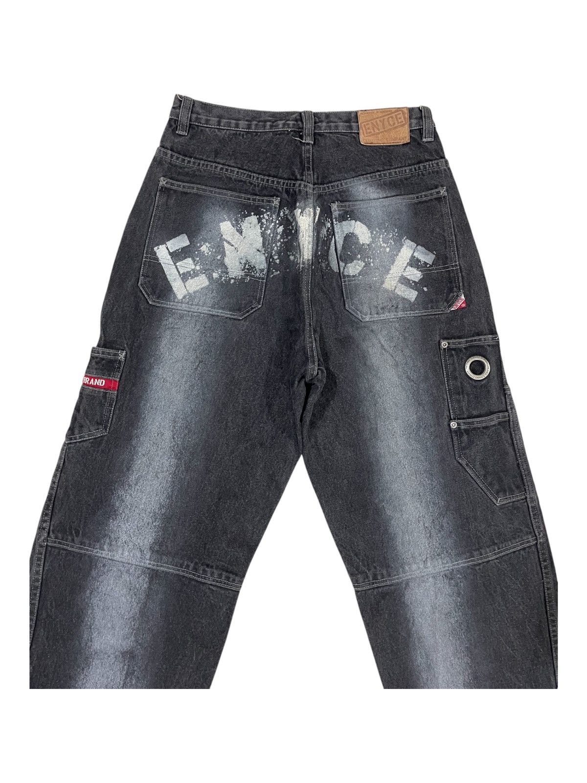 Enyce Y2K Enyce Spellout Super Baggy Rapper Carpenter Skater Jeans Size US 36 / EU 52 - 3 Thumbnail